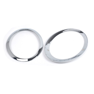 Mini Headlight Trim Ring 2001-2006 Electroplated <b>ABS</b> Plastic For BMW R50 Bumper Cover - Product Image 3