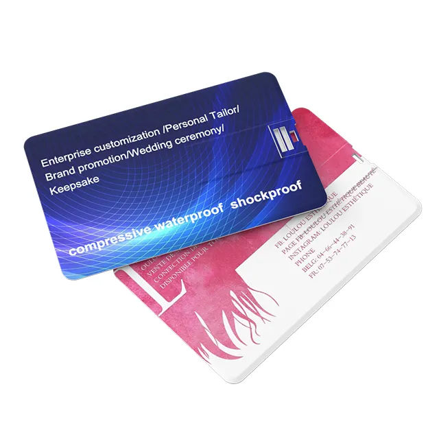 Business Card USB Flash Drive 8GB USB 2.0 Memory Credit Card USB Flash Drive Card