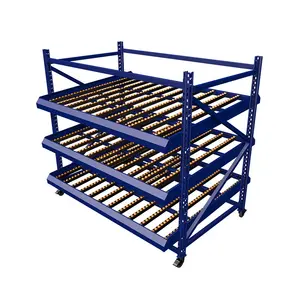 Metal Storage Carton Flow Racking for Warehouse Roller Picking Equipment Racks System