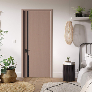 Puerta interior ecológica de madera maciza resistente al agua para cocina, sala de estar, dormitorio, uso en hotel, diseño moderno, garantía de más de 5 años - Product Image 6