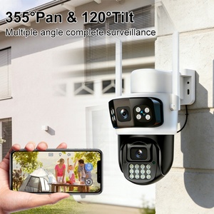 10800mah 7.5W*2 Solar Panel 8MP AOV Dual Lens <b>Camera</b> Battery 4G Sim Card CCTV Outdoor Network <b>Wireless</b> Monitor <b>Security</b> Cameras - Product Image 4
