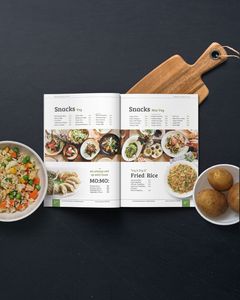 Tùy chỉnh thực đơn thực phẩm in ấn, tùy chỉnh thiết kế tờ rơi & tập tài liệu cho các nhà hàng và quán cà phê, thiết kế miễn phí & OEM chấp nhận - Product Image 2