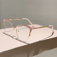 Vente en gros de lunettes de soleil Cat Eye à verres changeants de couleur, film métallique anti-lumière bleue, monture polyvalente, livraison rapide, pour femmes