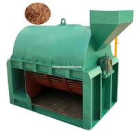 Machine de défibération de coques de noix de coco de haute qualité / Extracteur de fibres de palmier de noix de coco / Machine d'extraction de fibres de coco