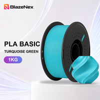 Filament PLA basique à faible déformation pour imprimante 3D BlazeNex 1,75 mm 1 kg avec des détails fins, surface lisse pour prototypes 3D détaillés