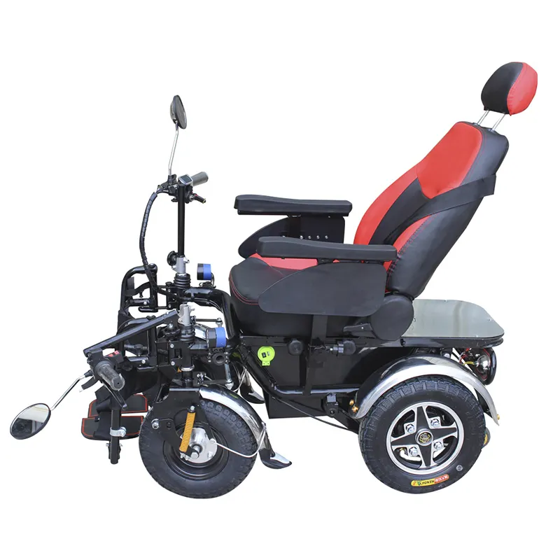 リハビリテーション療法は、障害者や高齢者のためのリクライニング電動車椅子ロングエンデュランス車椅子を提供します