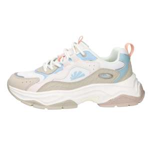 Donna Sneakers Beige 39 5 Cm Heel Canvas Trendy <b>Shoes</b> - Product Image 1