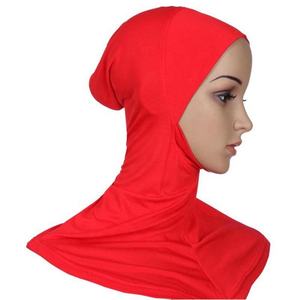 Modai-turbante instantáneo para mujer, de algodón suave <span class=keywords><strong>Hijab</strong></span>, liso, musulmán, de Color sólido, ropa interior para la cabeza - Product Image 5