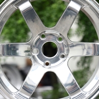 Spiegelpolierte 6061-T6 Geschmiedete 5x112 5x120 18 19 20 21 22 Zoll Geschmiedete Räder Monoblock 6-Speichen-Felgen für BMW M3 M4 Tesla Model Y