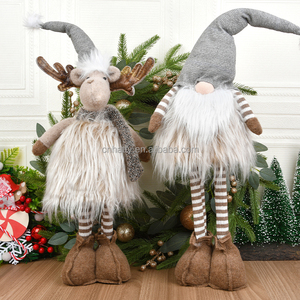 Figuras Decorativas Navideñas Hechas a Mano y Ecológicas al por Mayor: Muñeco de Nieve, Reno y Papá Noel para Fiestas - Product Image 3