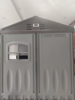 WooWild Atelier/Entrepôt Modulaire Préfabriqué Portable Isolé Étanche à Énergie Solaire Écologique en HDPE pour Parc et Maison Mobile