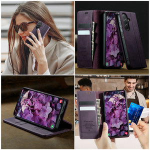 Funda de Cuero Retro de Nuevo Diseño CaseMe para <span class=keywords><strong>Samsung</strong></span> Galaxy A17, Funda Tipo Cartera con Ranuras para Tarjetas de PU para <span class=keywords><strong>Samsung</strong></span> A07 A17 A37 A57 - Product Image 6