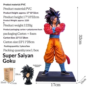Figura de PVC de Vegeta Super <span class=keywords><strong>Saiyan</strong></span> <span class=keywords><strong>4</strong></span>, Super <span class=keywords><strong>Saiyan</strong></span> 3, Super <span class=keywords><strong>Saiyan</strong></span> Blue y Supreme Kai de JT Star Rail - Product Image 2