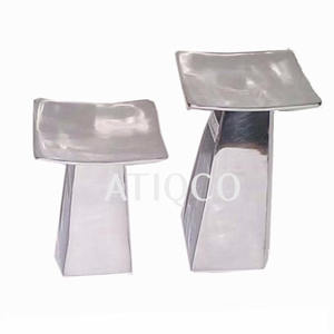 Vase à fleurs en métal en aluminium chic Accents décoratifs de mariage Vase unique et élégant accents de décor de vase design moderne - Product Image 4