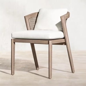Muebles de Teca de Lujo, Juego de Comedor de Madera para Exteriores, Mesa y Sillas de Madera Sólida para Jardín - Product Image 2
