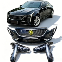 Parachoques y Radiador, Piezas de Auto Más Vendidas 20-23 para Cadillac CT5, Kit de Carrocería de Plástico, Incluye Parachoques Delantero Completo