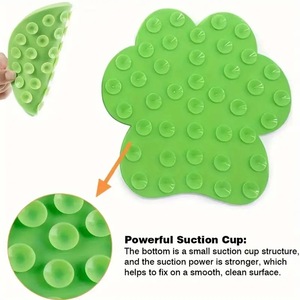 Yeni köpek pençe silikon yalamak ped ve yavaş yeme plaka ile vantuz köpek için antrenman kıyafeti dayanıklı ve kırışık dayanıklı - Product Image 4