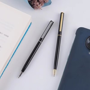 OEM Cross Border Wholesale Slim Twist Metal Ballpoint <b>Pen</b> Metal Clip Multi <b>Colors</b> Factory Stock Business Promotional Gift <b>Pen</b> - Product Image 2