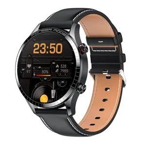 Смарт BT вызова 3ATM водонепроницаемый спортивный браслет мульти-функциональный мониторинг здоровья часы, наручные часы с механизмом, Смарт-часы с AI голосового помощника