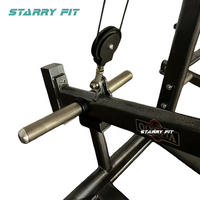 Équipement de fitness commercial Starry Fit Machine à pec fly assis à charge de plaques réglable en acier
