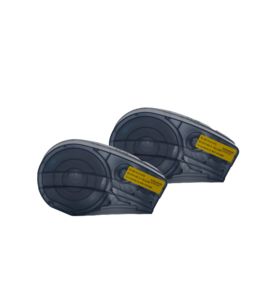 <span class=keywords><strong>Étiquette</strong></span> compatible noire sur ruban d'<span class=keywords><strong>étiquette</strong></span>s M21-375-595 jaune 9.5mm * 6.4m pour une utilisation dans une cartouche de ruban <span class=keywords><strong>BMP21</strong></span>-PLUS - Product Image 1