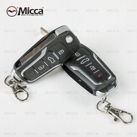 Support Top Meilleure clé de voiture à distance pliante Coque en métal Clés de véhicule à 4 boutons