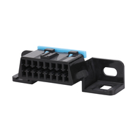 Arnés de cables de escáner de diagnóstico OBD2 macho a hembra derecha de 16 pines Fush Cable derecho para lectura de código de falla