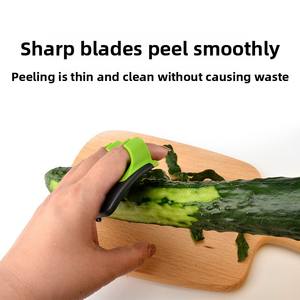 Pelador de Verduras y Frutas Multifuncional para Cocina, Fácil de Sostener con la Palma de la Mano, Utensilio Duradero - Product Image 4