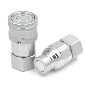 (Iso16028) phẳng mặt 1 "BSP/NPT chủ đề cơ khí nhanh chóng <span class=keywords><strong>Coupler</strong></span> cho máy xúc & tuôn ra mặt thủy lực nhanh chóng couplers - Product Image 3