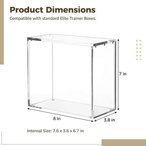 Caja de Acrílico para Cartas Coleccionables con Tapas Magnéticas, Exhibidor de Juegos de Cartas, Caja de Almacenamiento de Acrílico - Product Image 2