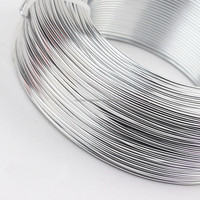 1mm-5mm Silberfarbener Moderner Handwerks-Aluminiumdraht für Bonsai-Baumgestaltung