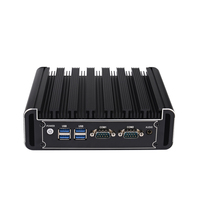 Nuevo I3 I5 I7 Mini PC industrial sin ventilador integrado Intel Core I5 procesador de cuatro núcleos DDR3 RAM SSD duro disponible AU/US/EU enchufes
