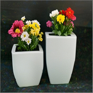 Macetas Grandes de Hormigón para Exteriores, Estilo Industrial, Resistentes, para Decoración de Parques, Calles y Jardines - Product Image 4