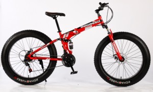 Vélo de montagne Fat Tire Snow <span class=keywords><strong>Biken</strong></span> 21 vitesses pour adultes, cadre en acier haute teneur en carbone, tout-terrain, hors route - Product Image 3