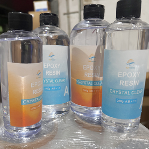 Tinh thể rõ ràng linh hoạt vòm nhựa Epoxy nghệ thuật Kit Epoxy Sticker AB keo dính dán thủ công dấu hiệu/huy chương lỏng nhựa epoxi - Product Image 4