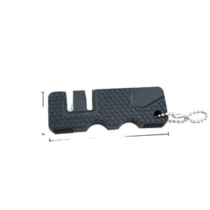 Aiguiseur de couteaux pliant portable en tungstène pour camping de plein air, aiguiseur de lames, meuleuse de pierre, ciseaux, pierre à aiguiser