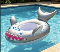 Siège de bain gonflable en PVC pour enfants en promotion – Nouveau modèle 2024 le plus vendu avec anneau de siège à imprimé animal – Vente directe usine