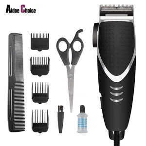 Professional low price quiet hair cut machine hair trimmer man wired AC power string trimmer electric barber hair clipper