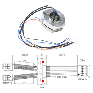 Conector hermético de vidrio sinterizado a prueba de fugas BM Conector impermeable Conector de cable de soldadura de 8 pines - Product Image 6