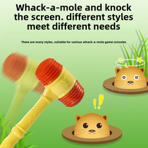 Pièces de jeu Whack-a-<span class=keywords><strong>mole</strong></span> payer pour le marteau taupe avec tête de souris d'aventure Ding Dong accessoires de marteau pour enfants du ciel - Product Image 3