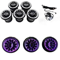 256 couleurs LED pour les aérateurs Audi TT 2007-2014, commande par application OLIVER, lampe décorative pour la sortie de climatisation, éclairage ambiant