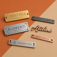 Étiquette métallique adhésive pour sacs à main, chaussures, vêtements – Plaque métallique époxy émaillée – Fournisseur d'usine de qualité supérieure – Échantillon rapide disponible