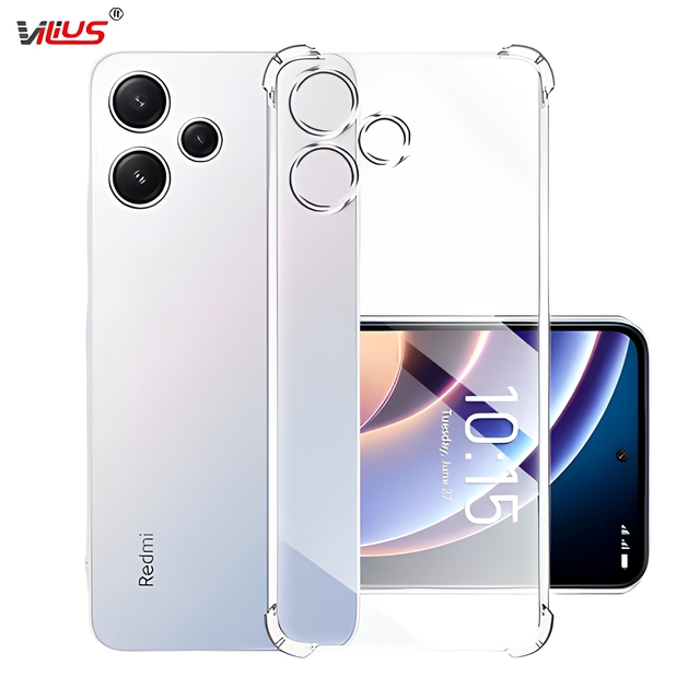 Luxury TPU Ultra-thin Transparent Shockproof Phone Case, for Redmi Note 13/12/11T Pr/Pro /12C/13C 4G/5G