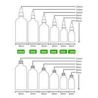 Botol Tetes Minyak Esensial Kaca Frosted 10ml 30ml 50ml 15ml Botol Bambu Putih Matte