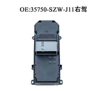 Interruptores de Elevalunas Eléctricos para Honda Accord 35750-SZW-J11, Interruptor Combinado Nuevo para Uso Automotriz, Ajuste Directo - Product Image 3