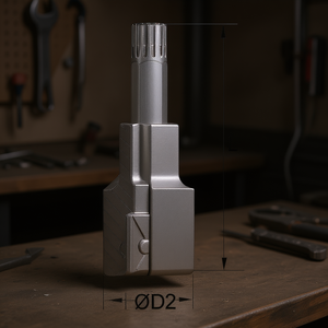 ประแจเฟอร์วี คอมพาส พร้อมหัวริบบ์ ขนาด 12 มม. ยาว 100 มม. รุ่น D2 25 มม. - Product Image 3