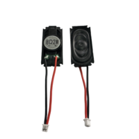 1635 JL-163 Altavoz de 16 mm x 35 mm, 8 ohmios, 2 W, Carcasa de Plástico, Unidad de Controlador Magnético Interno Pasivo de Alta Calidad, Altavoz Cuadrado para Monitor LCD de Portátil