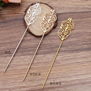 Qiyifeng accessori fai da te palazzo passo agitazione forcina antico materiale in lega di ferro tondino (09831) - Product Image 1