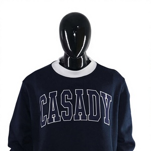 Casady Oversized Custom Embroidery Women Crewneck Sweatshirt Fleece Pullover Casual Streetwear Fashion Apparel Pullover Fleece - Product Image 2
