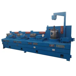 Straight Line High Speed Metal Wire Drawing Machines Fully Automatic Nail Wire Making Machine